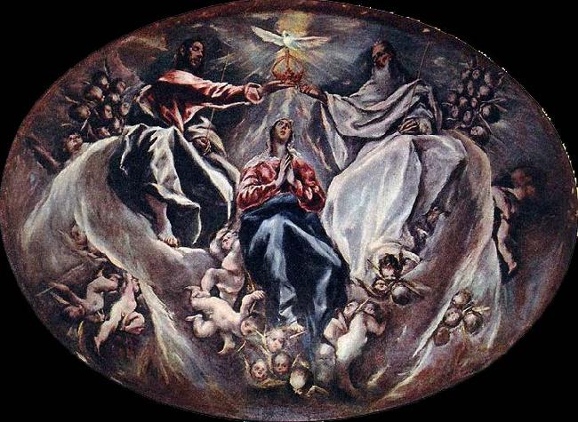 El Greco The Coronation of the Virgin Sweden oil painting art